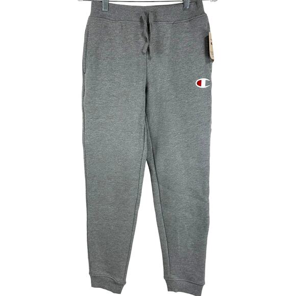 Champion NWT Women's Size Large Gray Jogger Sweatpants Cotton/Polyester - Picture 1 of 10